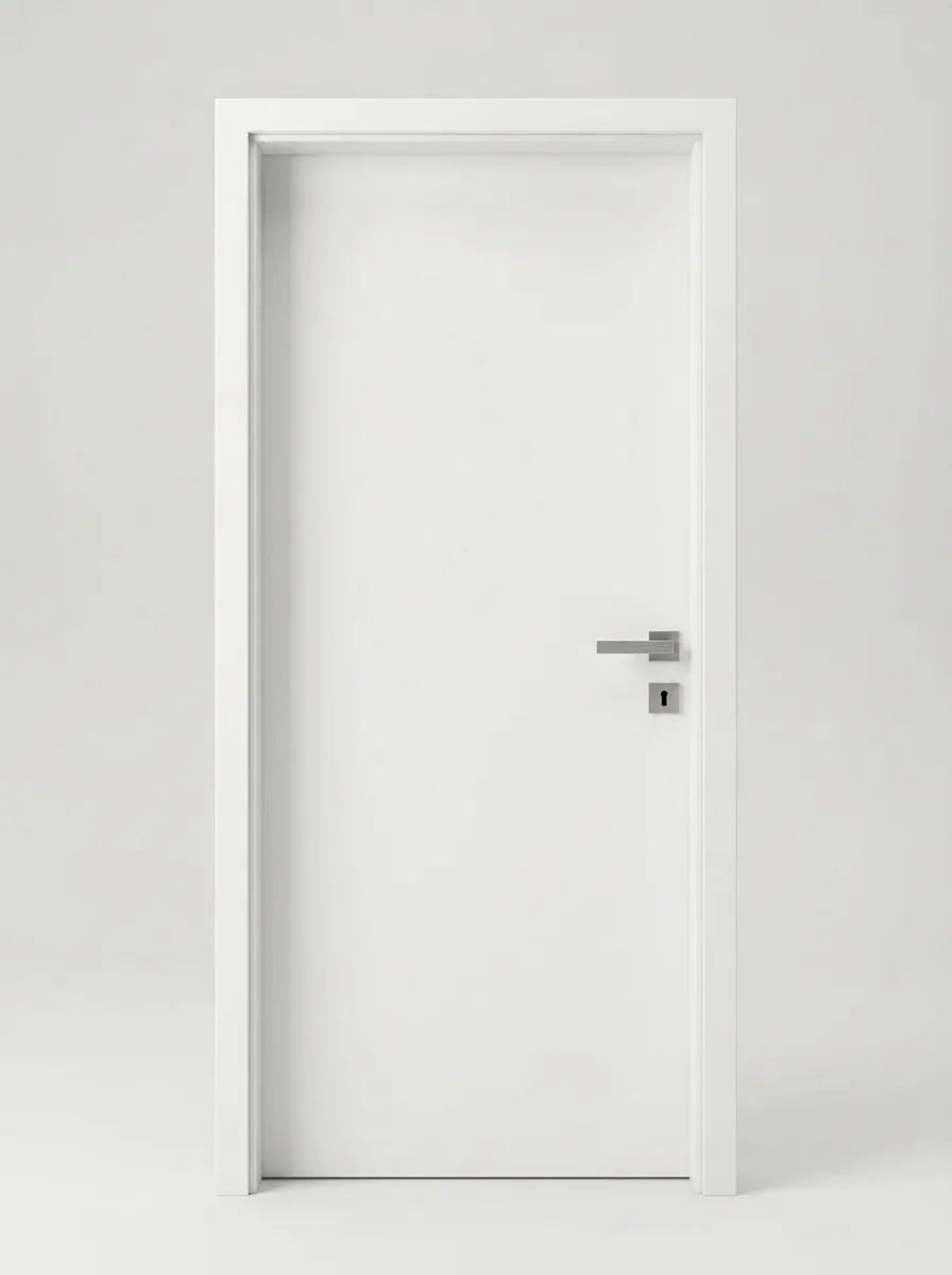 Porta da linha WPU branca lisa